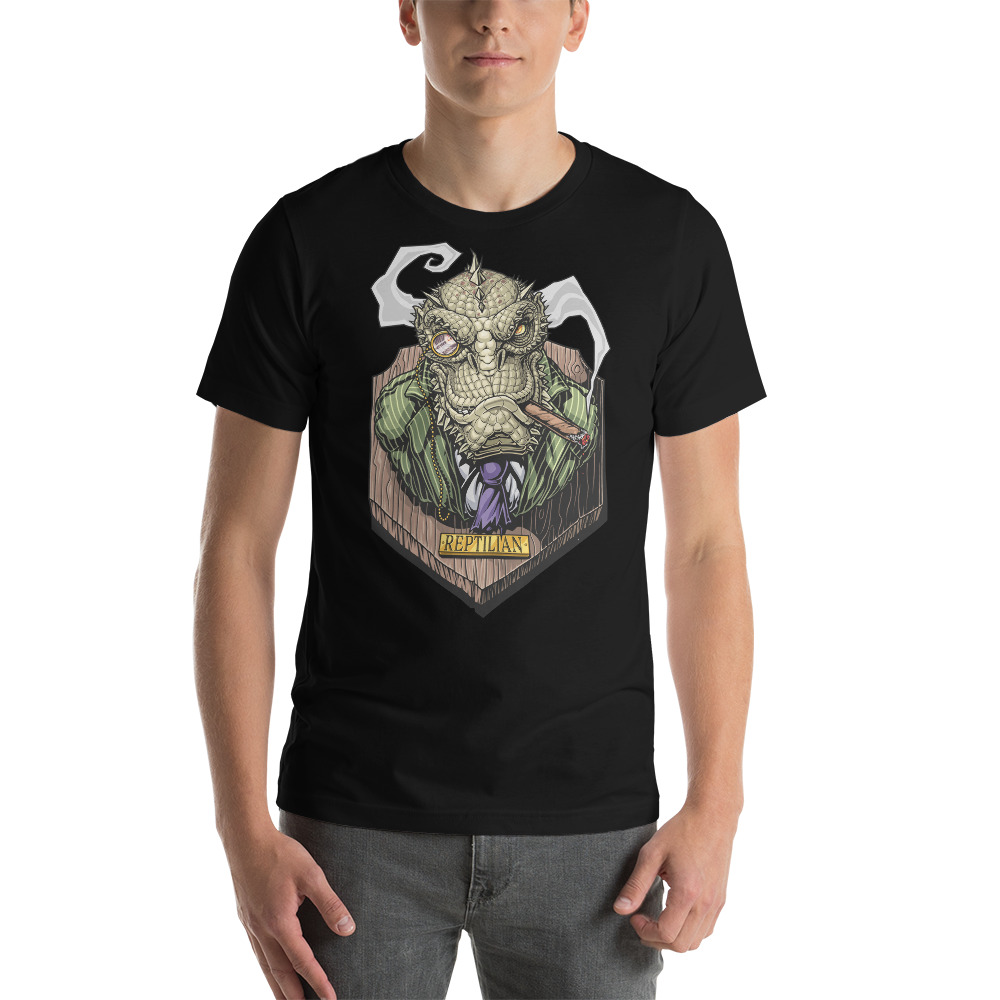 Mounted Reptilian Tee – The Higherside Clothing Co